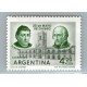 ARGENTINA 1960 GJ 1172A VARIEDAD PAPEL SATINADO MINT !!! U$ 45 RARISIMO !!!